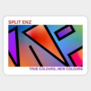 Split Enz True Colours New Colours Print Sticker